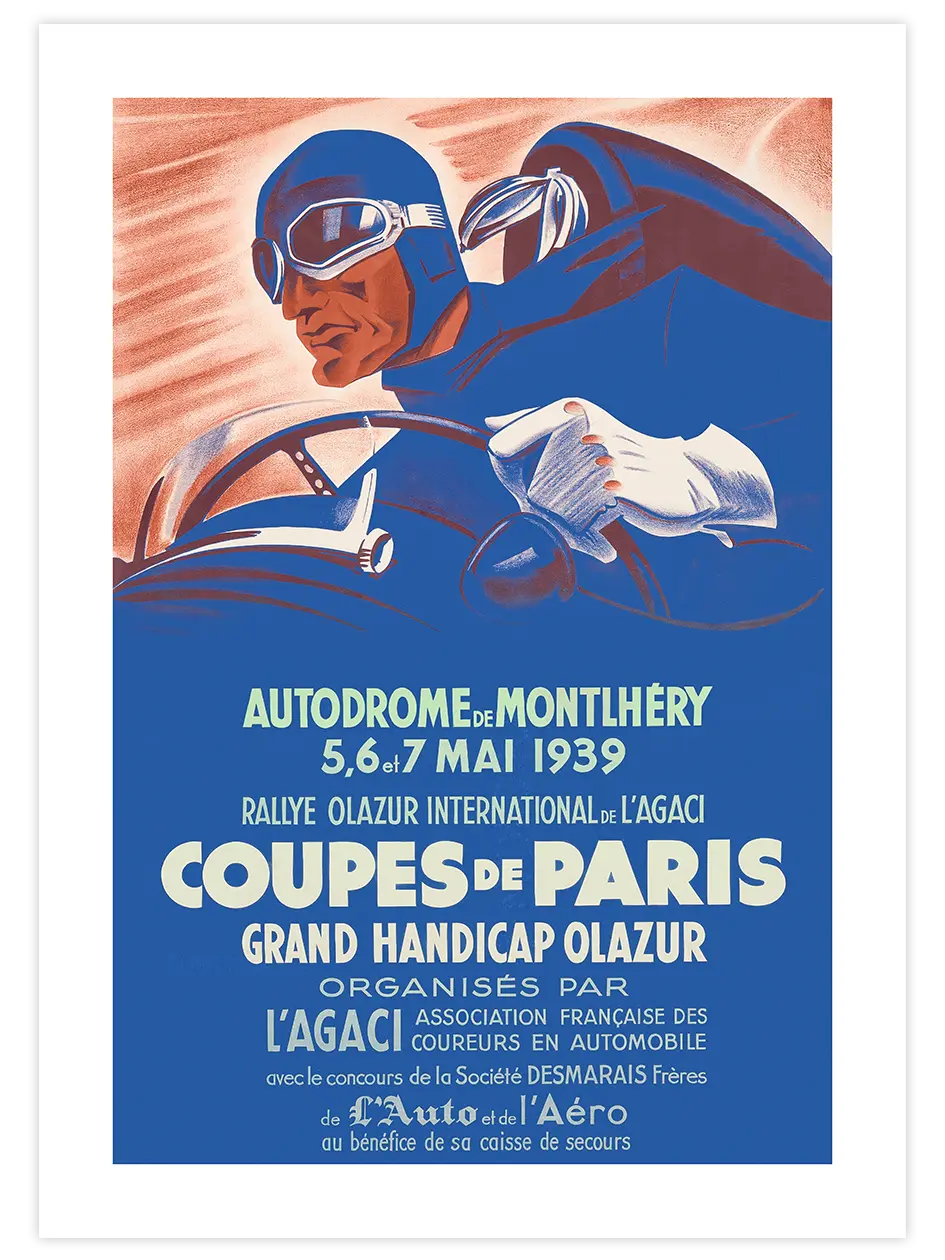 Vintage Rally International - Art Print Ünlü Ressamlar Poster