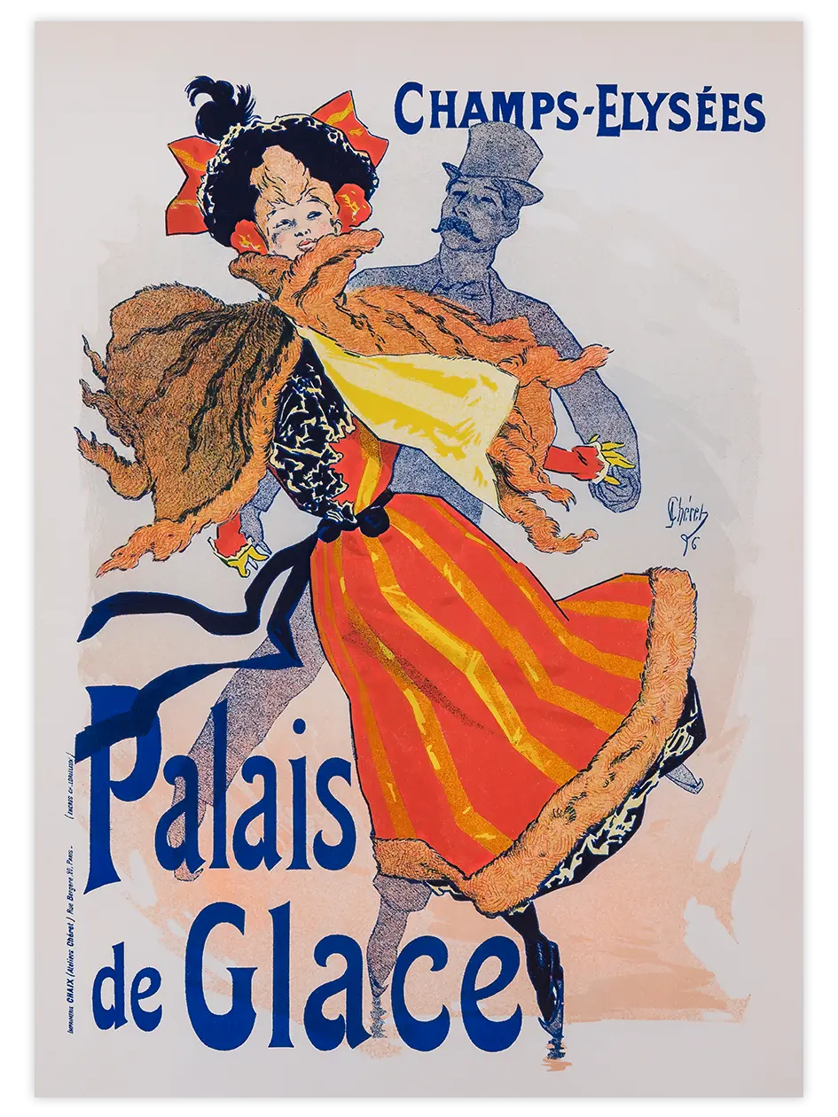 Vintage Palais de Glace - Art Print Ünlü Ressamlar Poster