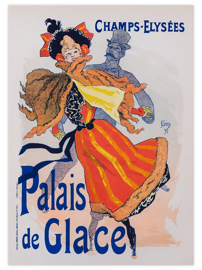 Vintage Palais de Glace - Art Print Ünlü Ressamlar Poster