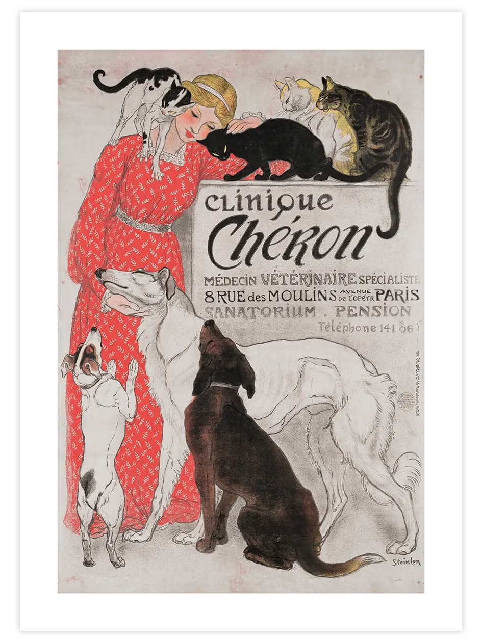 Vintage Clinique Chéron - Art Print Ünlü Ressamlar Poster