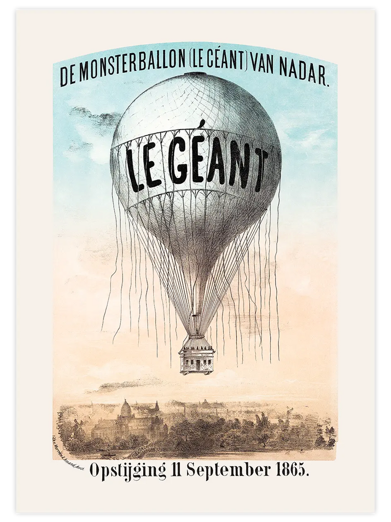 Vintage Le Géant - Art Print Ünlü Ressamlar Poster