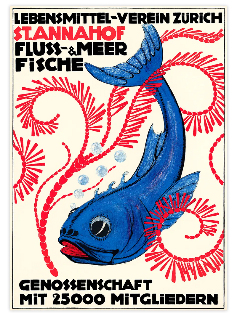 Vintage Reklam Afişi - Art Print Ünlü Ressamlar Poster