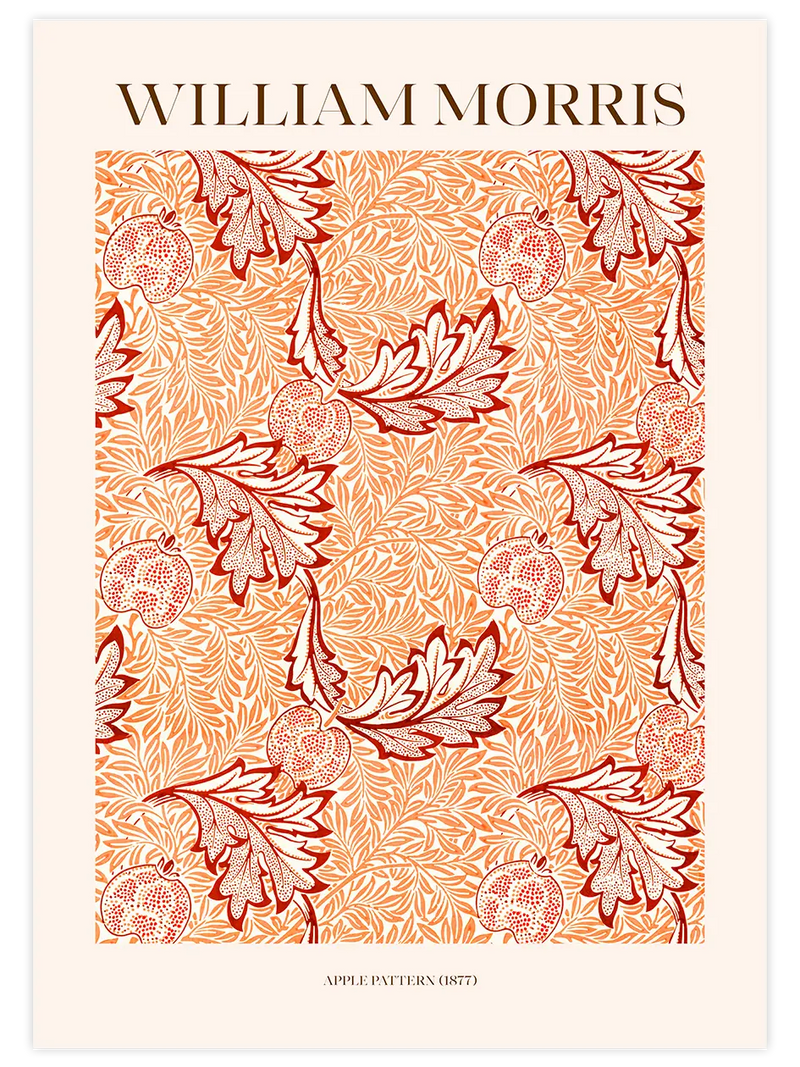 William Morris Apple Pattern - Art Print Ünlü Ressamlar Poster