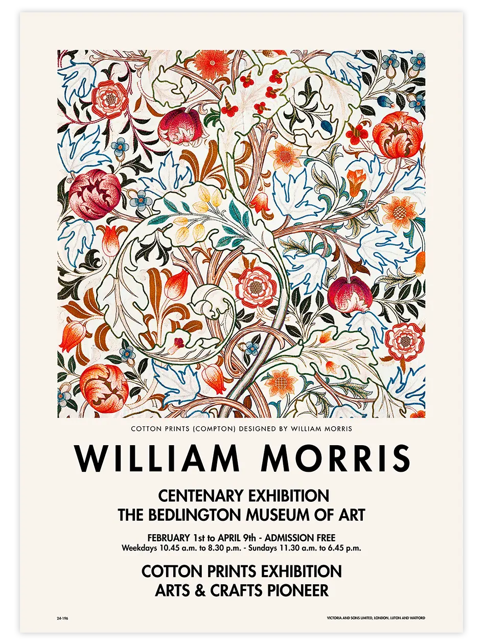 William Morris Afiş N4 - Art Print Ünlü Ressamlar Poster