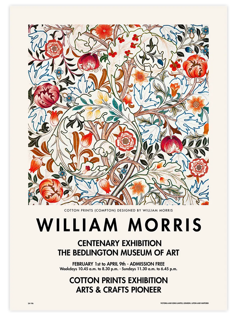 William Morris Afiş N4 - Art Print Ünlü Ressamlar Poster
