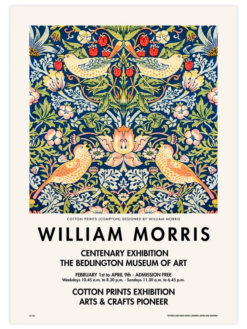 William Morris Afiş N6 - Art Print Ünlü Ressamlar Poster