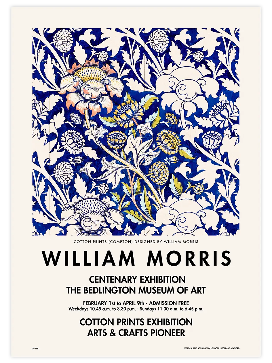 William Morris Afiş N1 - Art Print Ünlü Ressamlar Poster