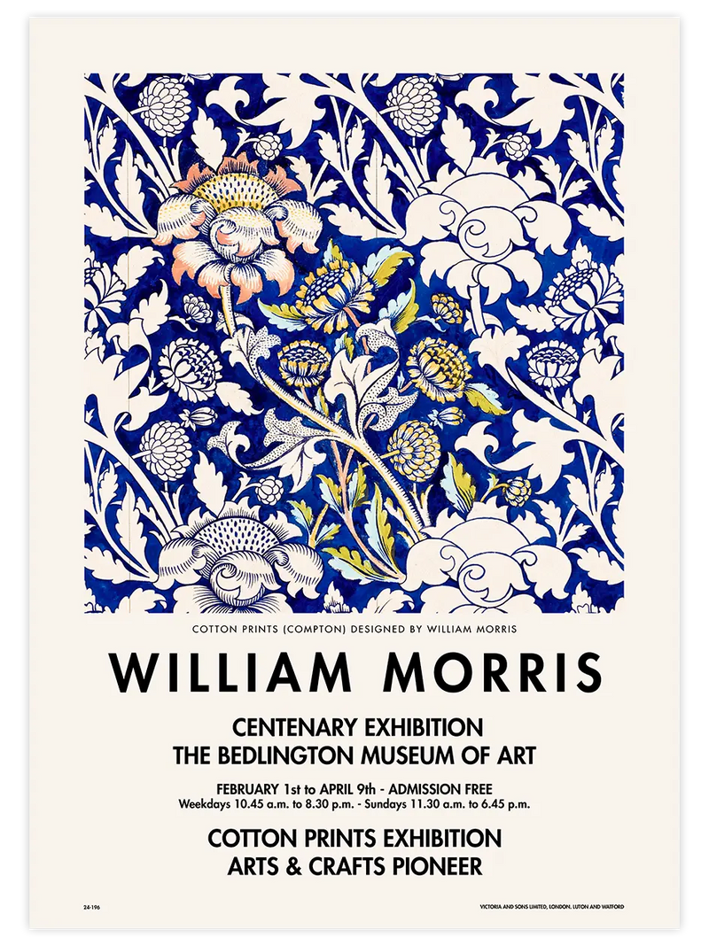 William Morris Afiş N1 - Art Print Ünlü Ressamlar Poster
