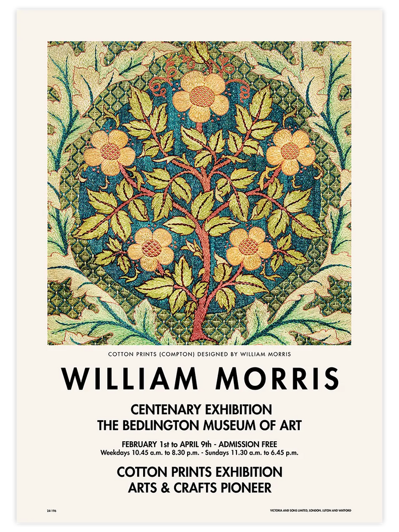 William Morris Afiş N3 - Art Print Ünlü Ressamlar Poster