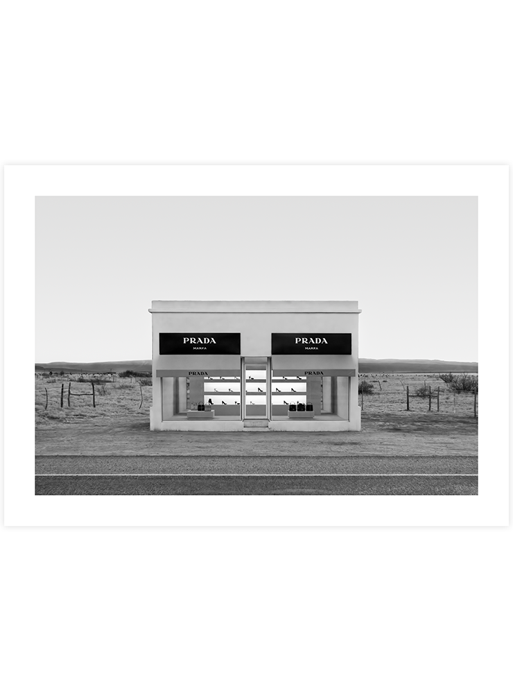 Prada Marfa ポスター 額付き Prada Marfa Poster | Moda Temalı Dekoratif Poster