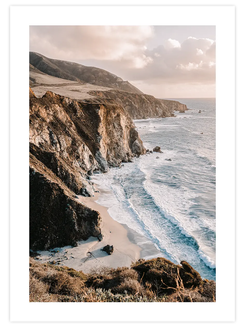 Kayalık ve Deniz - Art Print Fotoğraflar Poster