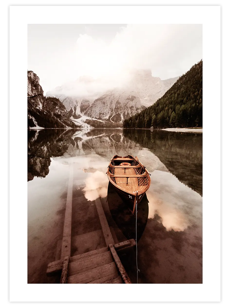 Göl Manzarası - Art Print Fotoğraflar Poster