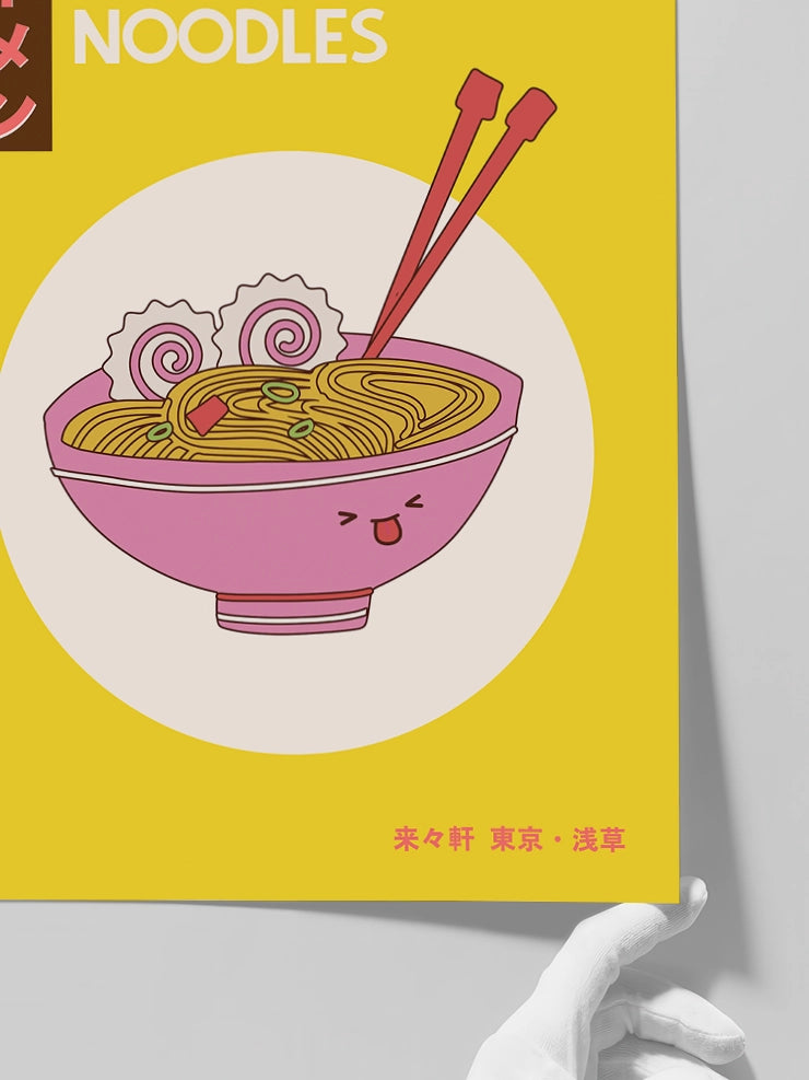 Ramen Noodles - Art Print Poster