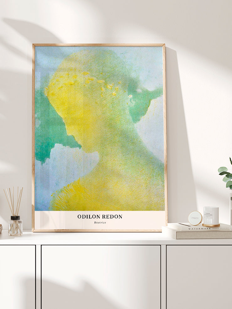 Odilon Redon Béatrice - Art Print Poster