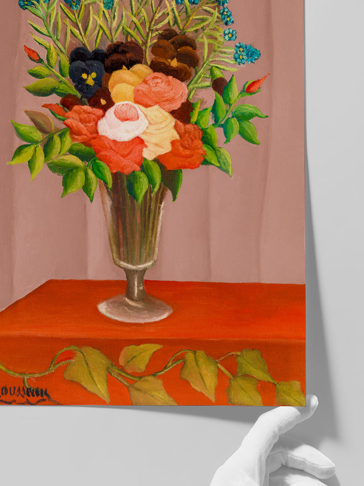 Henri Rousseau Çiçek Buketi - Art Print Poster
