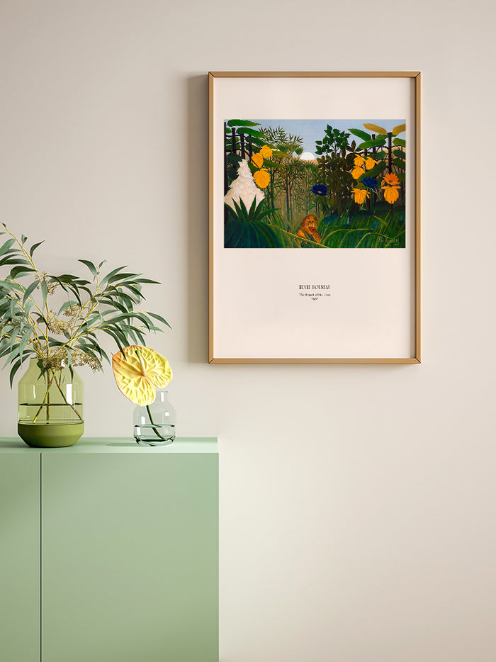 Henri Rousseau Le Repas du Lion - Art Print Poster