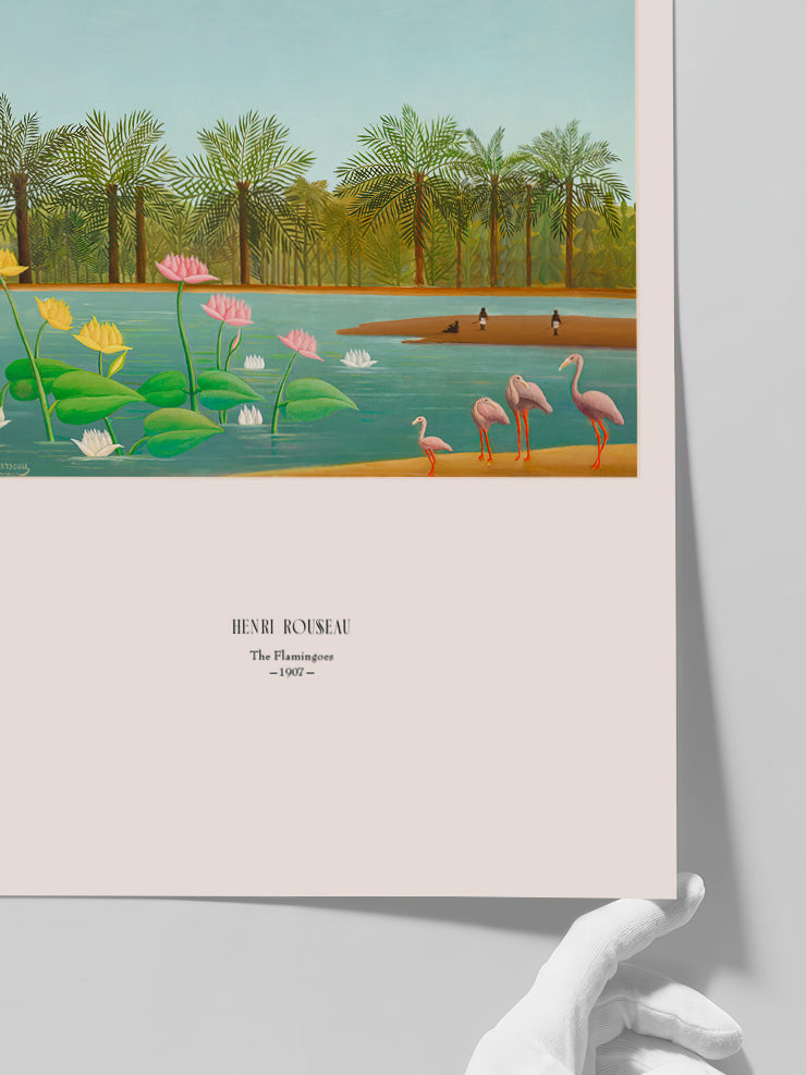 Henri Rousseau Les Flamants - Art Print Poster