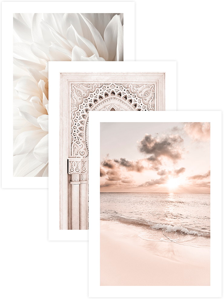 Touch of Charm - Poster Seti Trio Fotoğraflar Poster