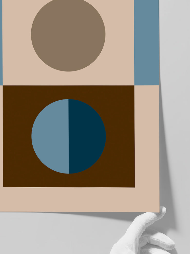 Geometrik Form - Art Print Poster