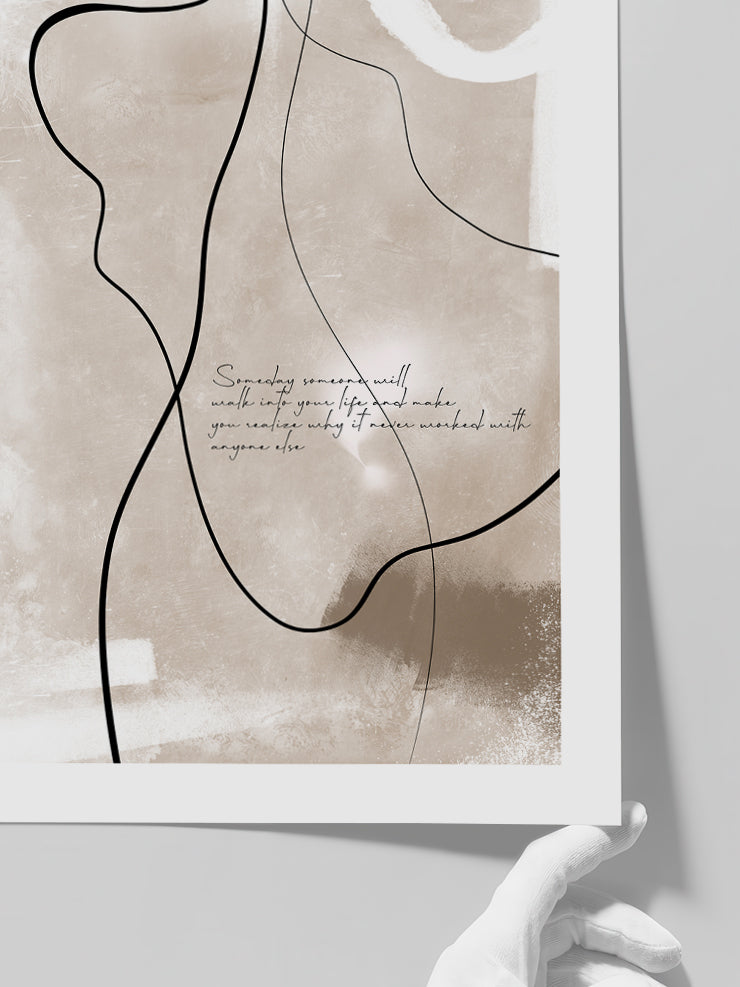 Abstract Lines - Art Print Poster