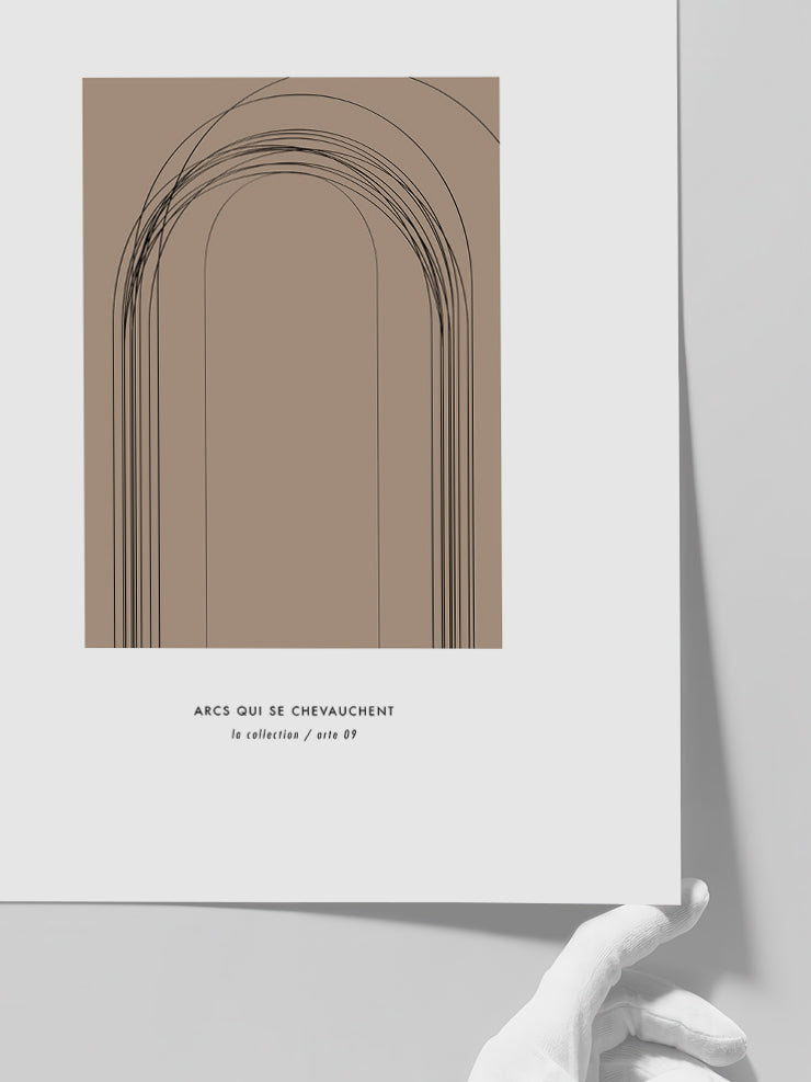 Arcs Qui Se Chevauchent - Art Print Poster