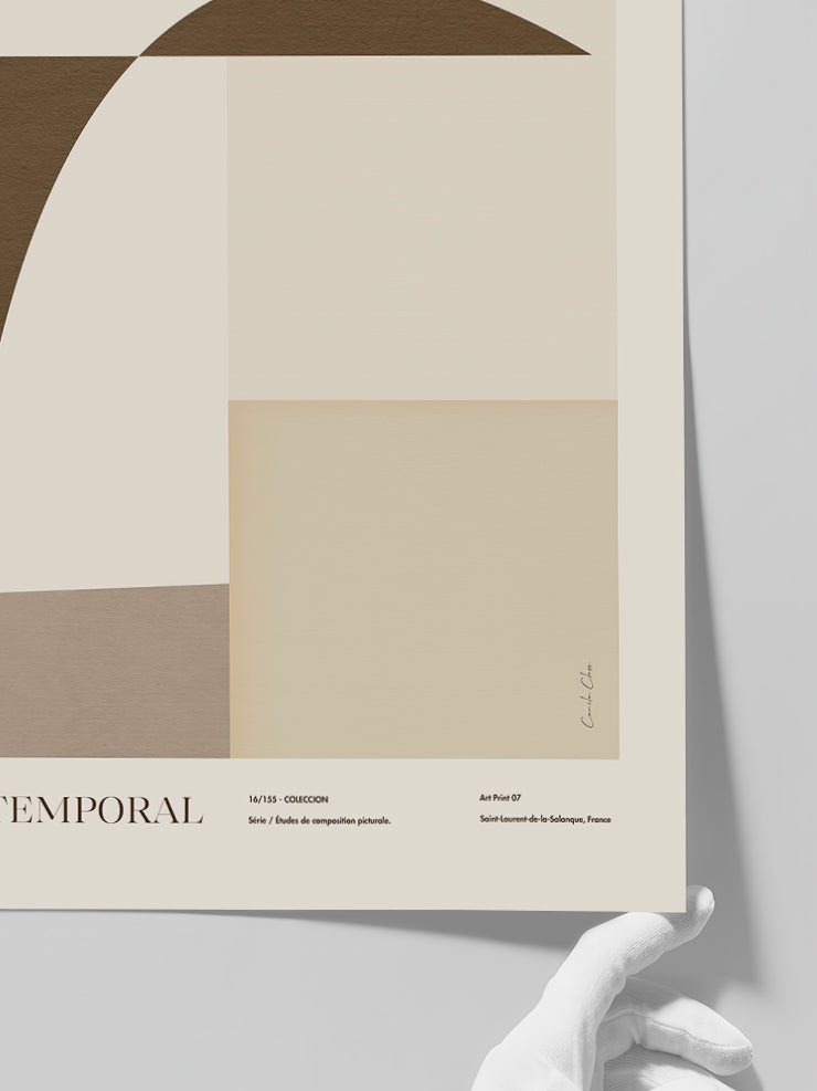 Temporal - Art Print Poster