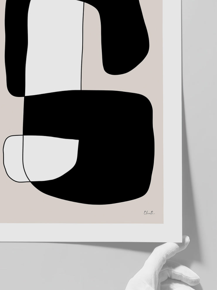 Morphing Form N2 - Art Print Poster