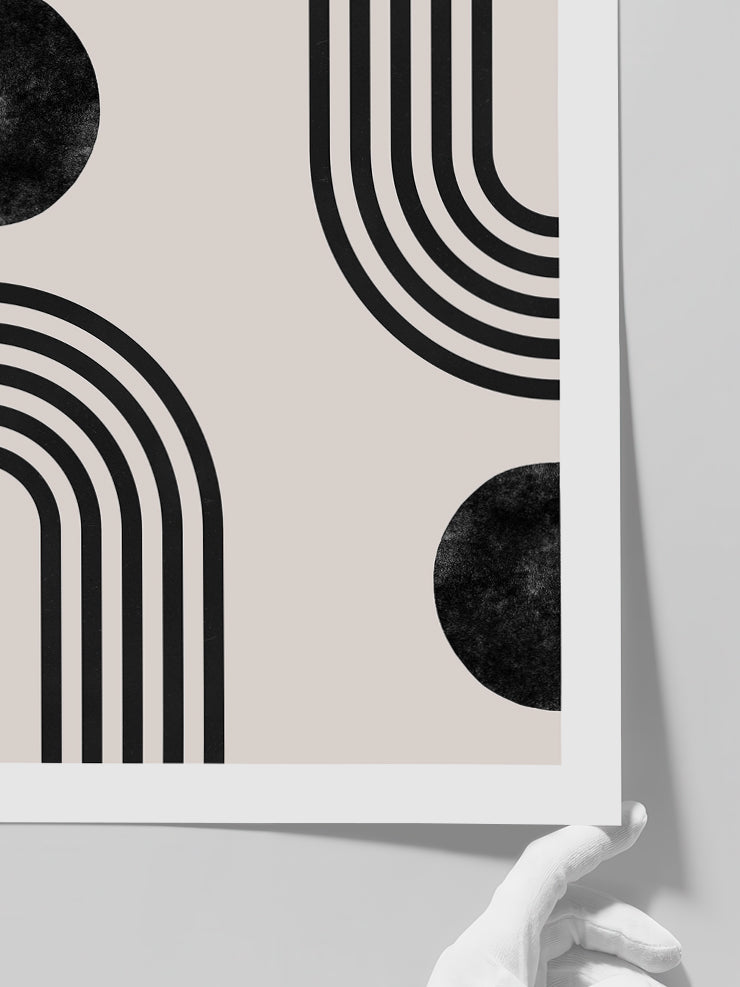 Geometrik N5 - Art Print Poster