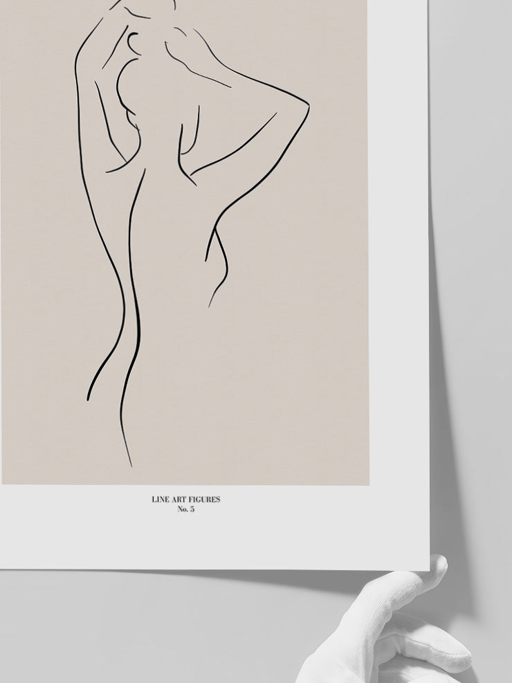 Kadın N4 - Art Print Poster