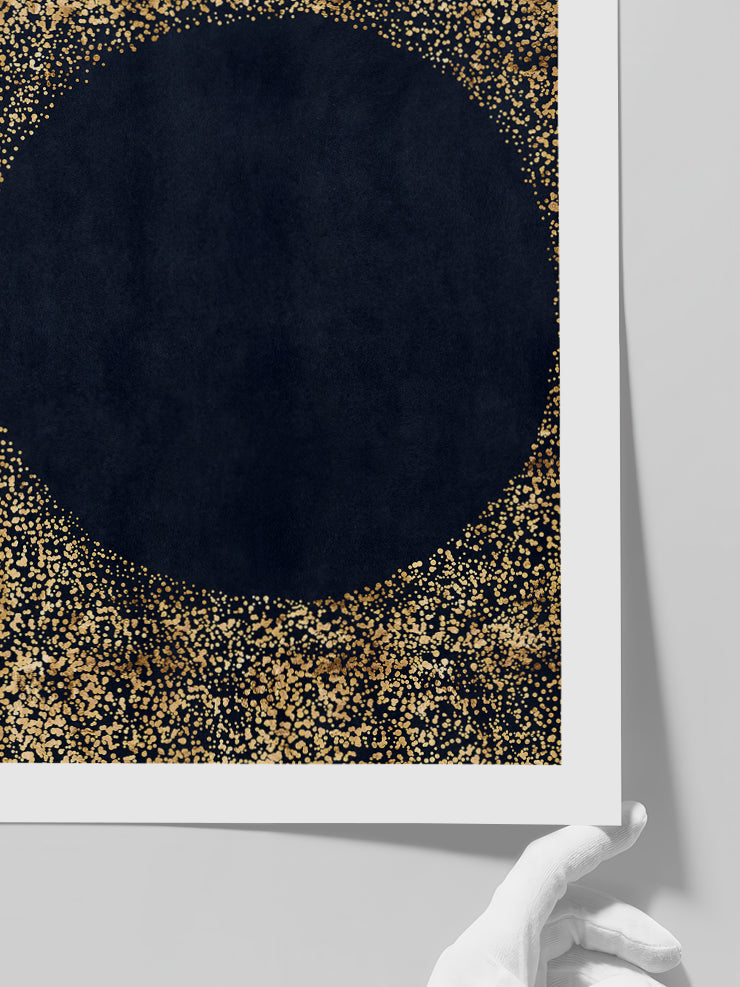 The Moon Shining - Art Print Poster