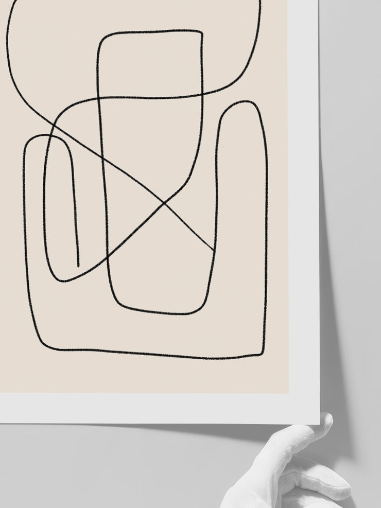 Doğrusal N2 - Art Print Poster