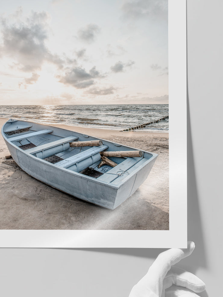 Mavi Tekne - Art Print Poster
