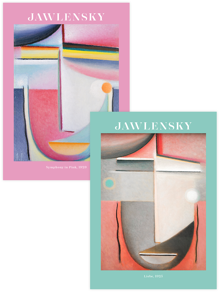Jawlensky Love - Poster Seti Duo Ünlü Ressamlar Poster