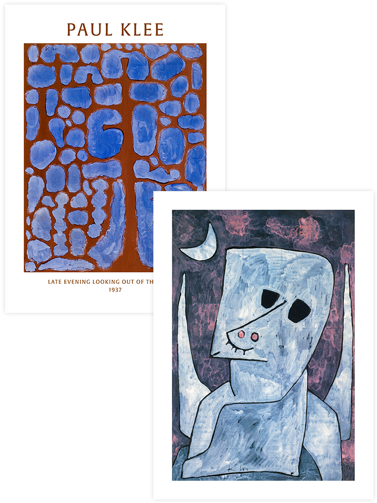 Paul Klee Angel - Poster Seti Duo Ünlü Ressamlar Poster