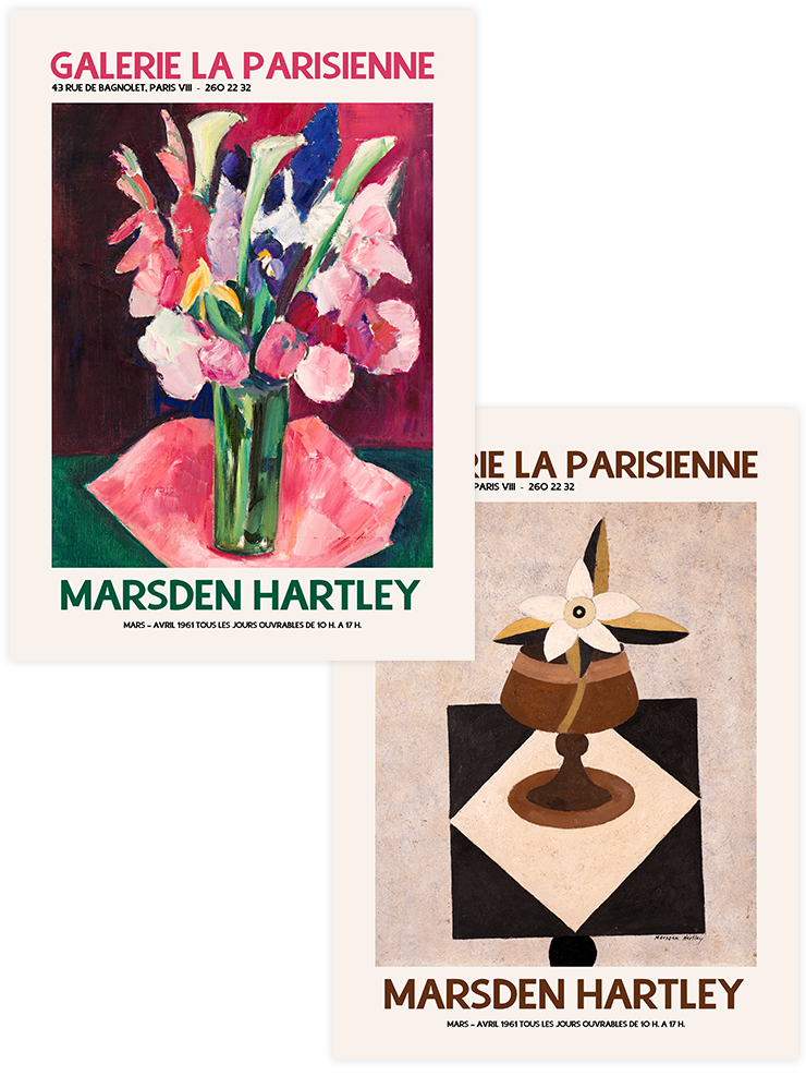 Marsden Hartley Afiş - Poster Seti Duo Ünlü Ressamlar Poster