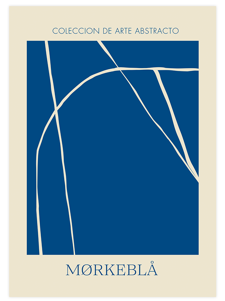 Blue & Beige - Poster Seti Duo Poster
