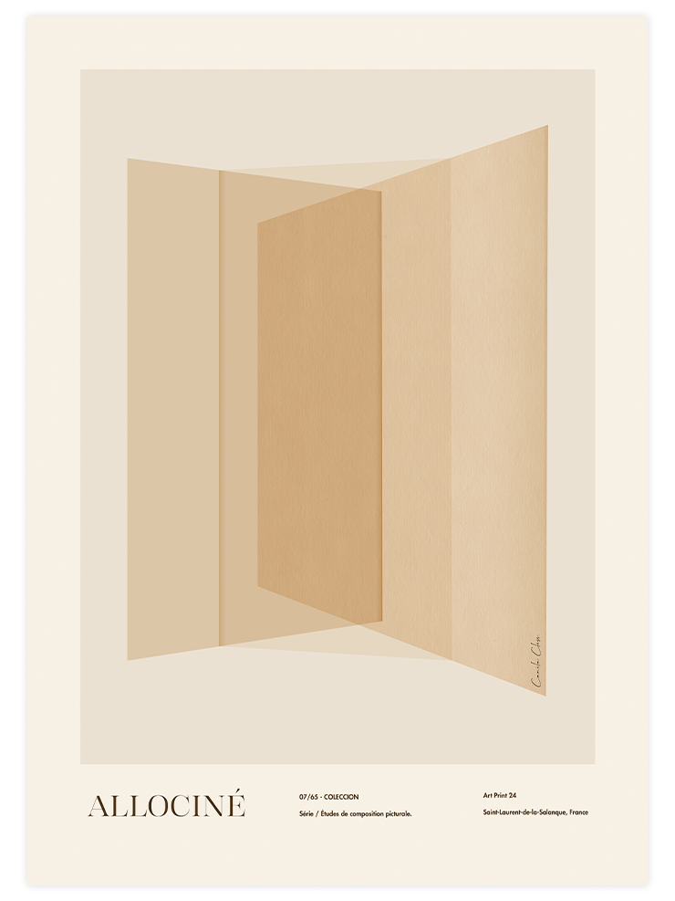 Beige Sophistication - Poster Seti Duo Poster