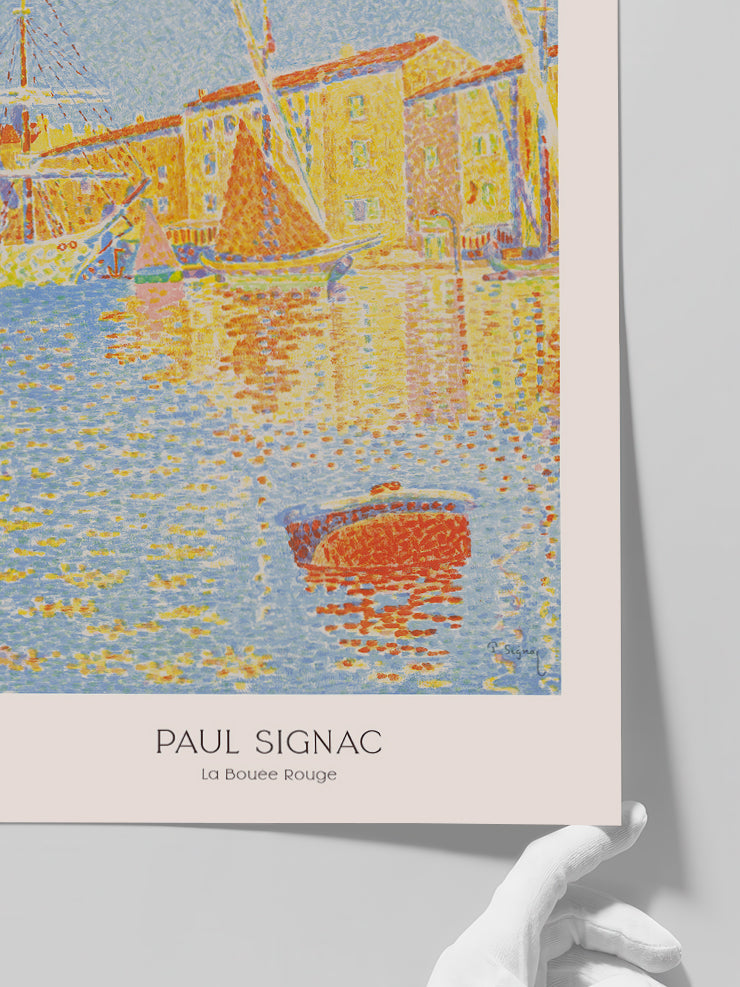Paul Signac La Bouée Rouge - Art Print Poster