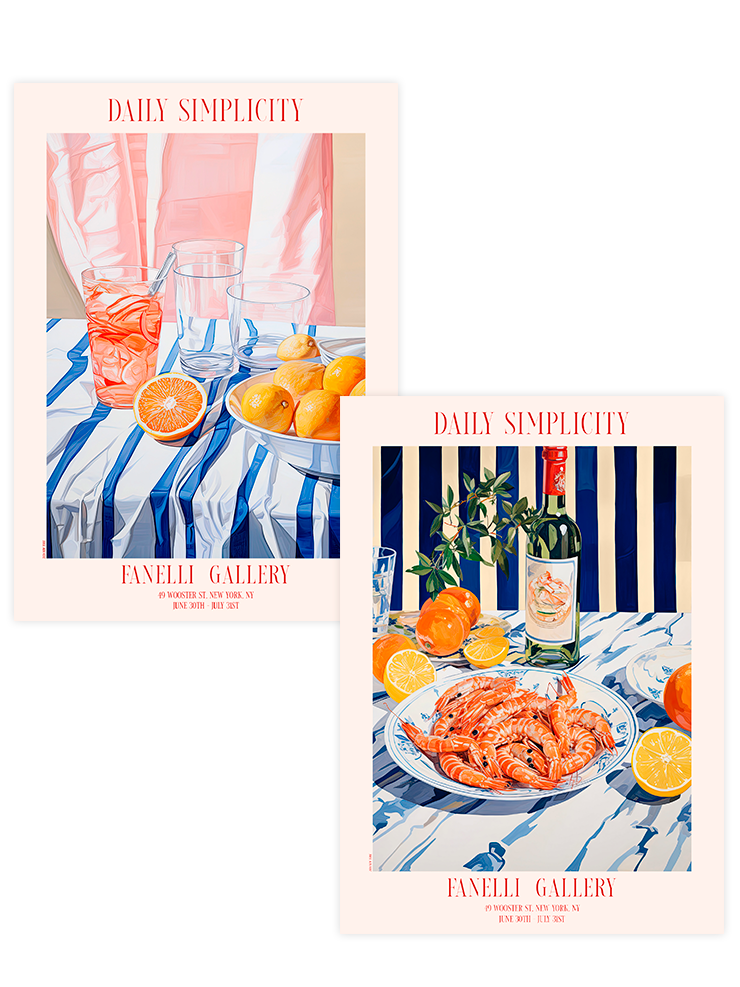 Simplicity - Poster Seti Duo Mutfak Poster