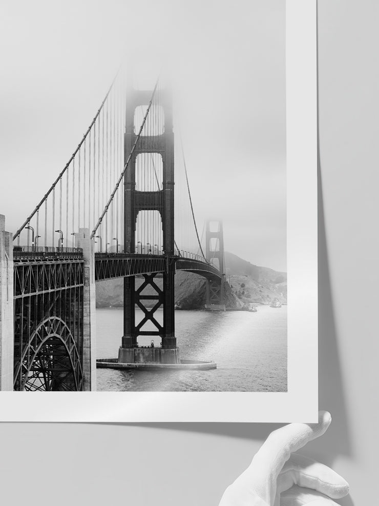 Vintage San Fransisco - Art Print Poster