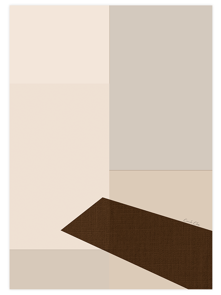 Beige & Brown - Poster Seti Trio Poster