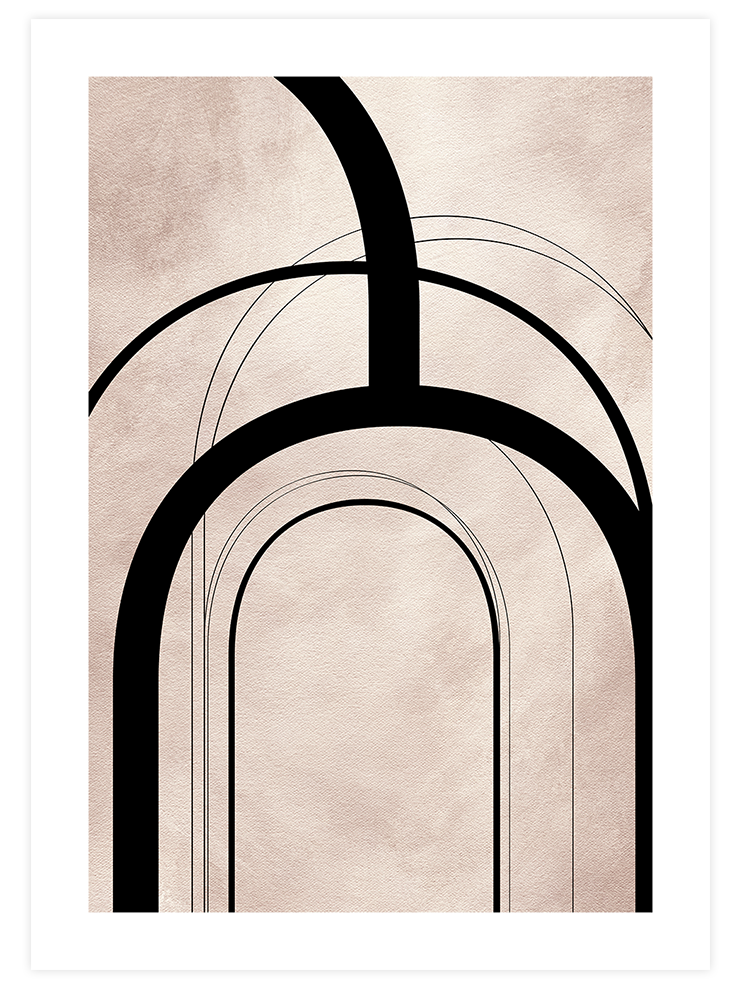 Round Arch - Art Print Sanatsal Poster