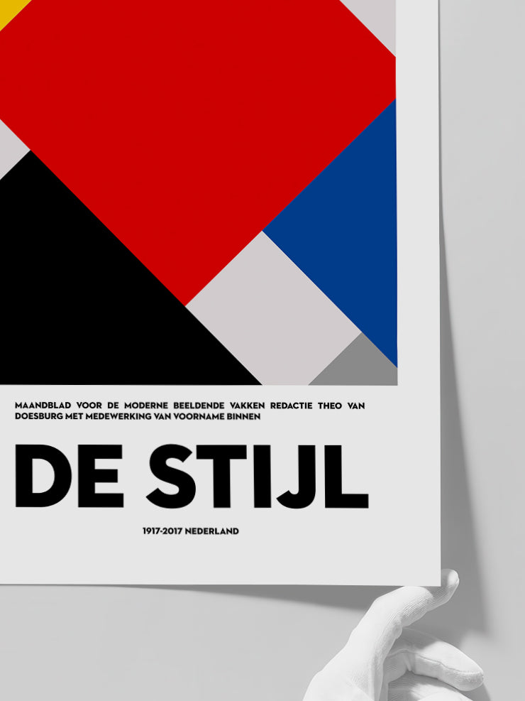 De Stijl Afiş - Art Print Poster