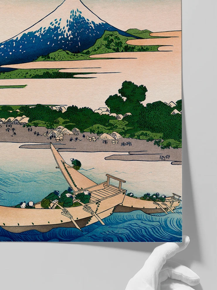 Hokusai, Tago Bay near Ejiri on the Tokaido - Art Print Poster