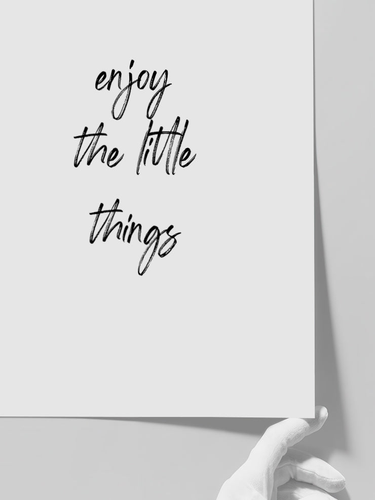 Enjoy - Art Print Poster