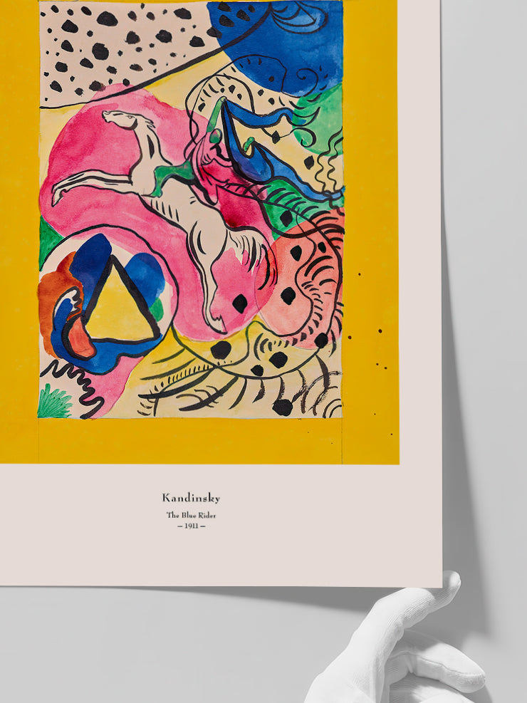 Kandinsky The Blue Rider - Art Print Poster