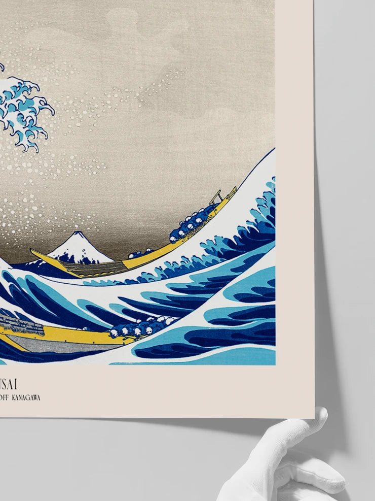 Hokusai, The Great Wave off Kanagawa - Art Print Poster
