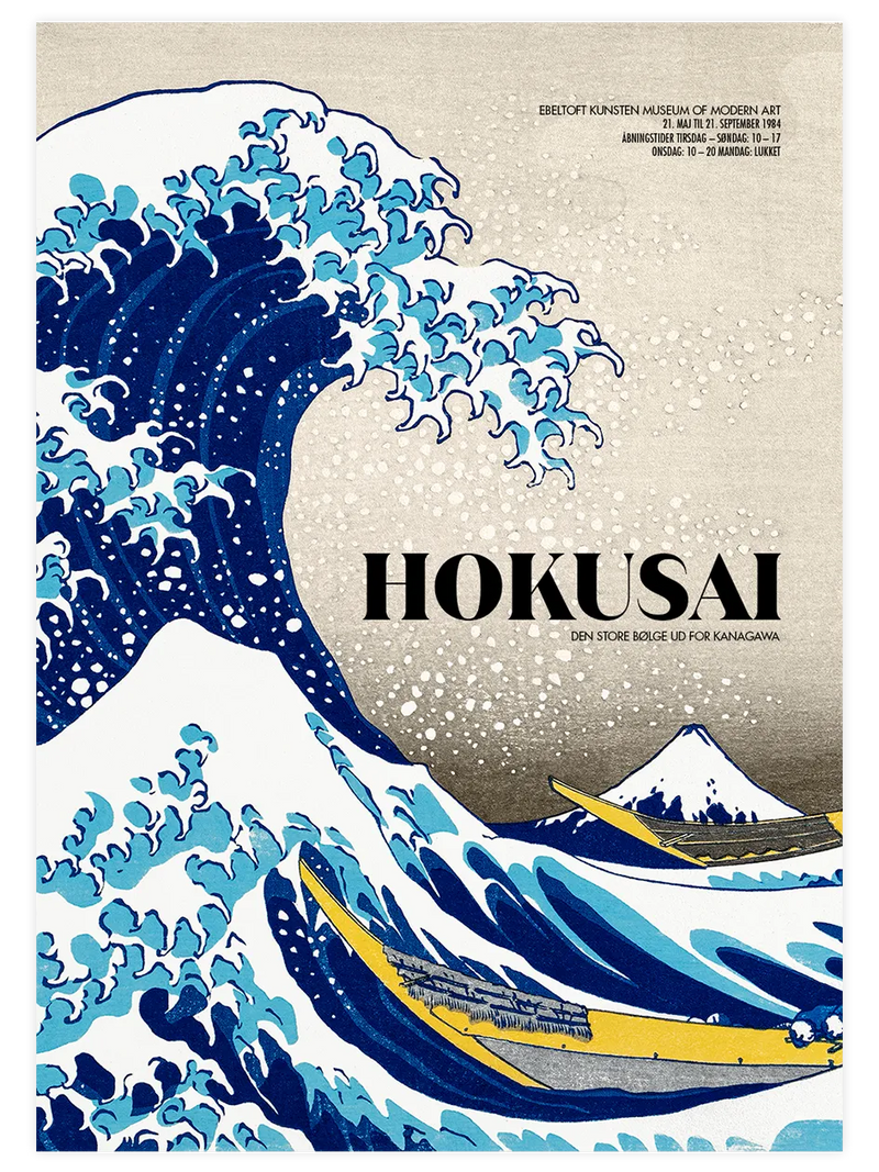 Hokusai, The Great Wave off Kanagawa - Art Print Ünlü Ressamlar Poster