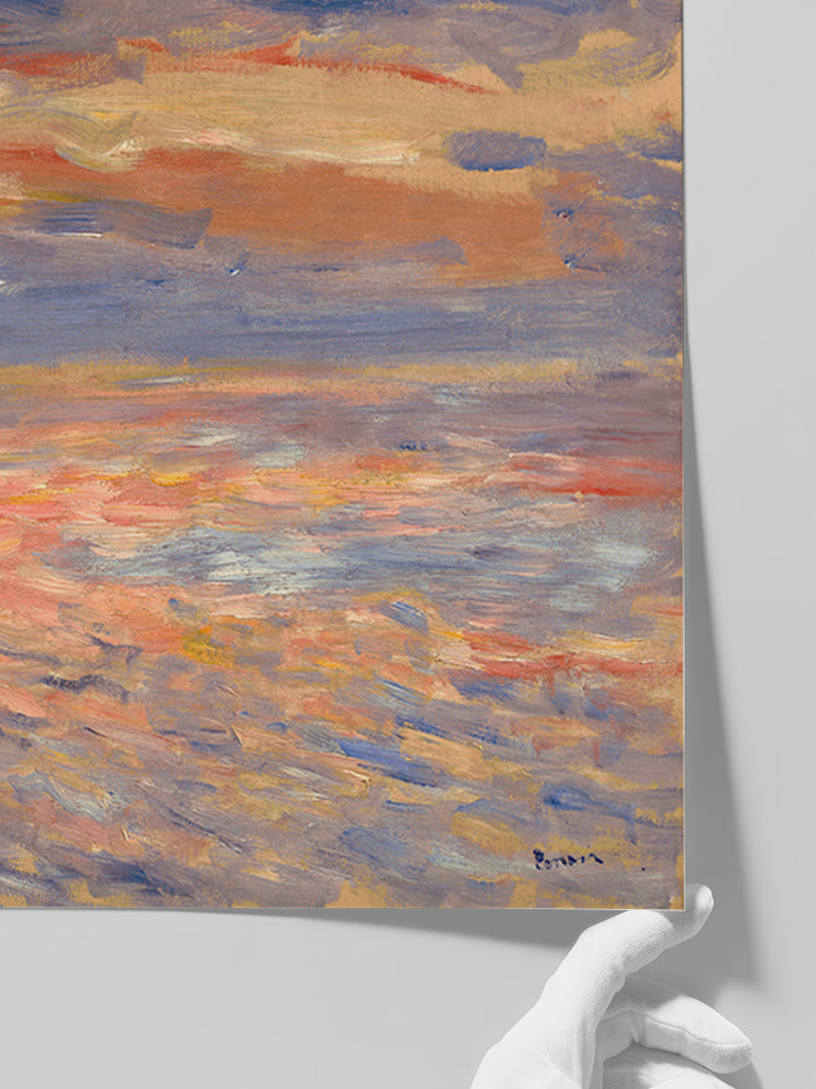Pierre-Auguste Renoir Sunset - Art Print Poster