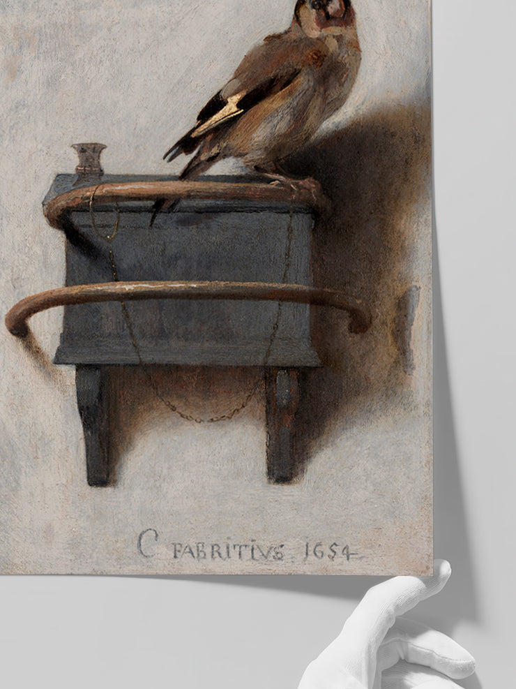 Carel Fabritius The Goldfinch - Art Print Poster